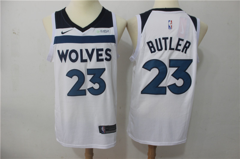 Men Minnesota Timberwolves #23 Butler White Game Nike NBA Jerseys->->NBA Jersey